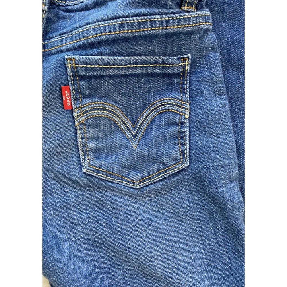 Levi's Little Girl Skinny Jeans Size 10 Regular - Picture 8 of 10